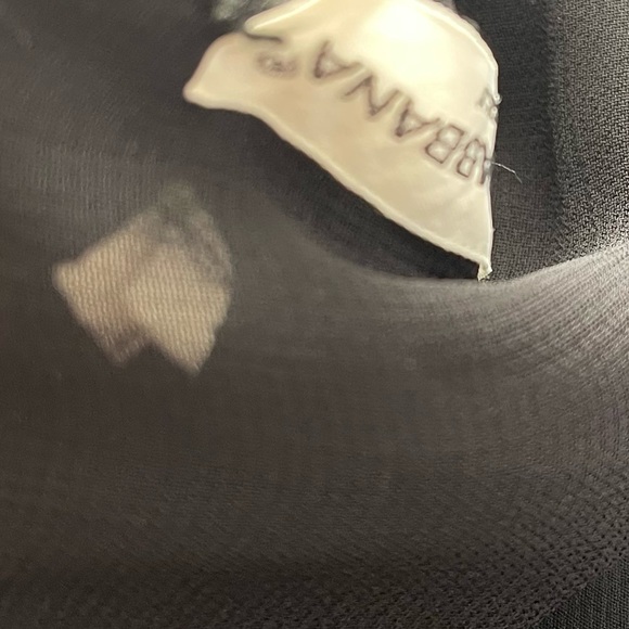 🎉HP🎉 Rare Vintage Dolce & Gabbana Sheer Black Top w/Tassels & Bell Sleeves IT 42 - Picture 8 of 13